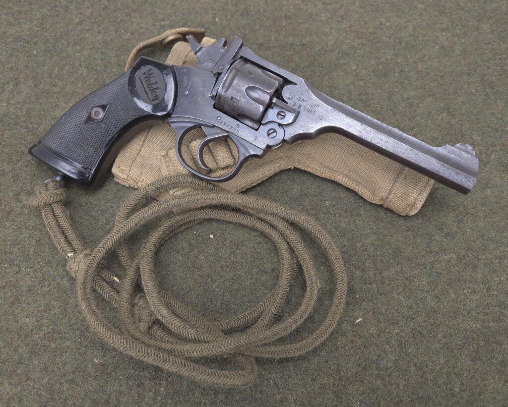 webley and scott mark IV Revolver